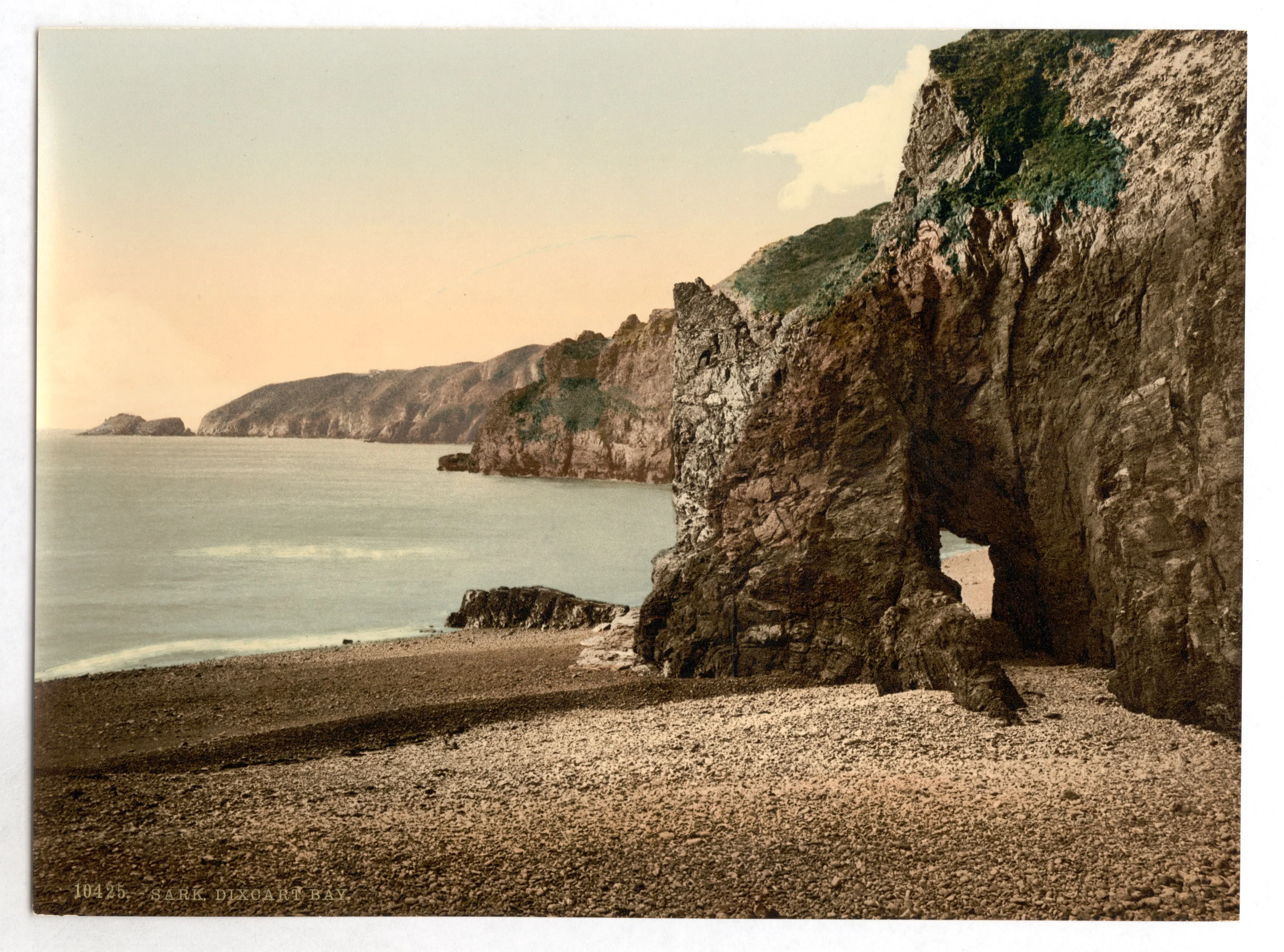 A historic view of Dixcart Bay, Sark, Channel Islands