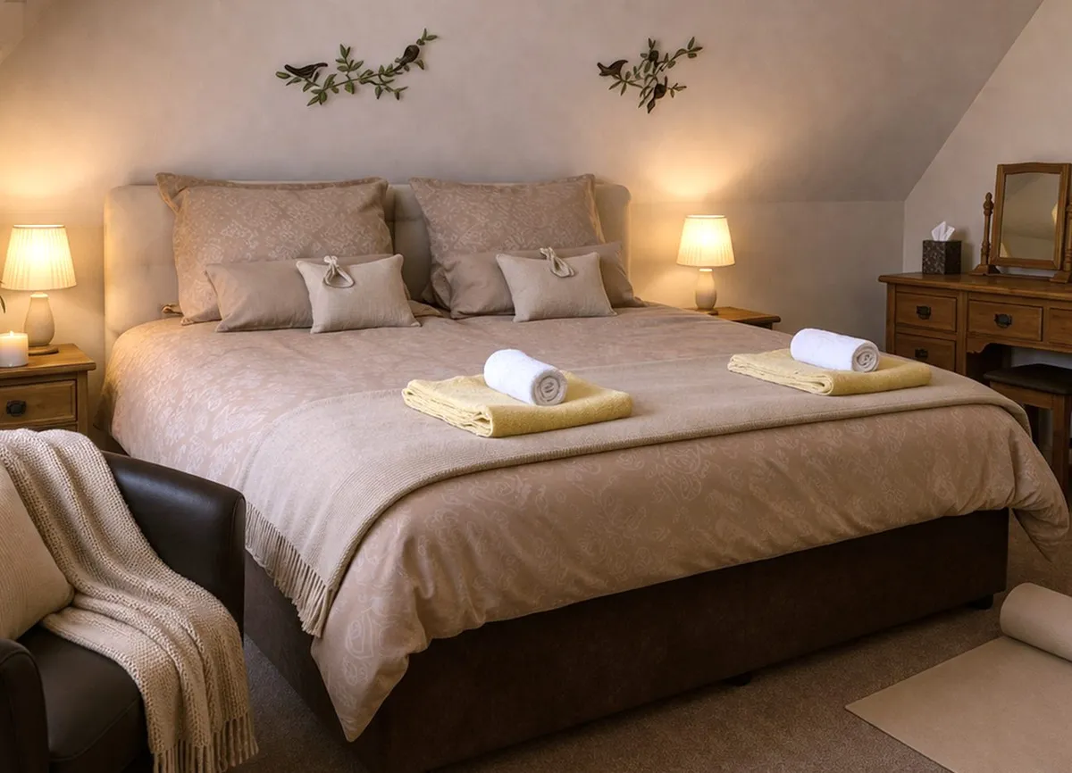 The Sea Holly bedroom at the retreat house on Sark